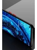 Newface Oppo Find X2 Kılıf Range Yüzüklü Silikon - Siyah