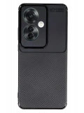 Newface Oppo Reno 11F Kılıf Auto Focus Karbon Kapak - Siyah