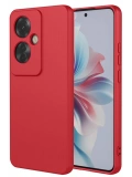 Newface Oppo Reno 11F Kılıf First Silikon - Kırmızı
