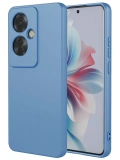 Newface Oppo Reno 11F Kılıf First Silikon - Mavi