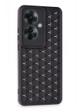 Newface Oppo Reno 11F Kılıf Petek Silikon Kapak - Siyah