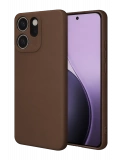 Newface Oppo Reno 14F First Silikon - Kahverengi
