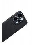 Newface Oppo Reno 15 Auto Focus Karbon Kapak - Siyah