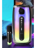 Newface Pluse 7 Mikrofonlu RGB Kablosuz Hoparlör - Beyaz