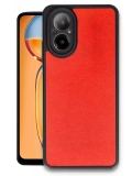 Newface Realme 12 Lite Kılıf Aras Deri Kapak - Kırmızı