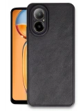 Newface Realme 12 Lite Kılıf Aras Deri Kapak - Siyah