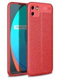 Newface Realme C11 Kılıf Auto Focus Kapak - Kırmızı