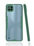 Newface Realme C21 Kılıf Platin Silikon - Yeşil