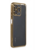Newface Realme C53 Kılıf Razer Lensli Silikon - Gold