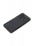 Newface Realme C53 Kılıf Razer Lensli Silikon - Siyah