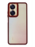 Newface Realme C55 Kılıf Dora Kapak - Kırmızı