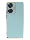 Newface Realme C55 Kılıf Volet Silikon - Açık Yeşil