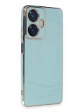 Newface Realme C55 Kılıf Volet Silikon - Açık Yeşil
