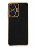 Newface Realme C55 Kılıf Volet Silikon - Siyah