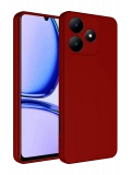 Newface Realme C61 Kılıf First Silikon - Kırmızı