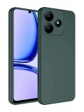 Newface Realme C61 Kılıf First Silikon - Koyu Yeşil