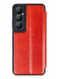 Newface Realme C65 Kılıf Flip Cover - Kırmızı