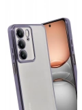 Newface Realme C75 4G Kılıf Razer Lensli Silikon - Mor