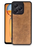 Newface Realme Note 50 4G Kılıf Aras Deri Kapak - Taba