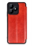 Newface Realme Note 50 4G Kılıf Flip Cover - Kırmızı