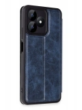 Newface Realme Note 50 4G Kılıf Flip Cover - Lacivert