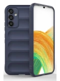 Newface Samsung A56 Kılıf Optimum Silikon - Lacivert