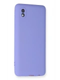 Newface Samsung Galaxy A01 Core Kılıf First Silikon - Lila