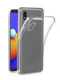 Newface Samsung Galaxy A01 Core Kılıf Lüx Şeffaf Silikon