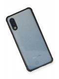 Newface Samsung Galaxy A02 Kılıf Miami Şeffaf Silikon - Siyah