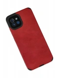 Newface Samsung Galaxy A03 Kılıf Loop Deri Silikon - Kırmızı