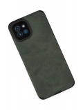 Newface Samsung Galaxy A03 Kılıf Loop Deri Silikon - Yeşil
