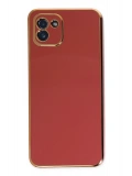 Newface Samsung Galaxy A03 Kılıf Volet Silikon - Kırmızı