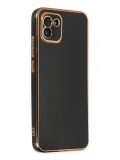 Newface Samsung Galaxy A03 Kılıf Volet Silikon - Siyah