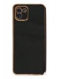 Newface Samsung Galaxy A03 Kılıf Volet Silikon - Siyah