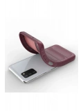 Newface Samsung Galaxy A03S Kılıf Optimum Silikon - Bordo