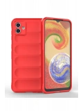 Newface Samsung Galaxy A04 Kılıf Optimum Silikon - Kırmızı