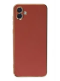 Newface Samsung Galaxy A04 Kılıf Volet Silikon - Kırmızı