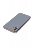 Newface Samsung Galaxy A04 Kılıf Volet Silikon - Mavi