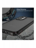 Newface Samsung Galaxy A04S Kılıf Elegant Kapak - Siyah