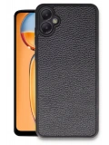 Newface Samsung Galaxy A05 Kılıf Aras Deri Kapak - Siyah
