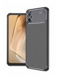 Newface Samsung Galaxy A05 Kılıf Auto Focus Karbon Kapak - Siyah