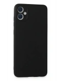 Newface Samsung Galaxy A05 Kılıf First Silikon - Siyah