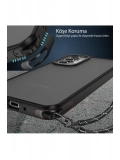 Newface Samsung Galaxy A05S Kılıf Elegant Kapak - Derin Mor