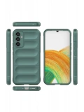 Newface Samsung Galaxy A05S Kılıf Optimum Silikon - Koyu Yeşil
