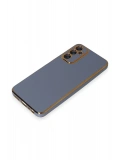 Newface Samsung Galaxy A05S Kılıf Volet Silikon - Mavi
