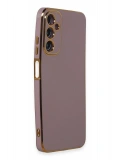 Newface Samsung Galaxy A05S Kılıf Volet Silikon - Mor