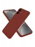 Newface Samsung Galaxy A06 Kılıf First Silikon - Bordo