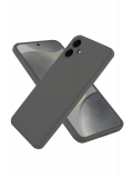Newface Samsung Galaxy A06 Kılıf First Silikon - Gri
