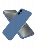 Newface Samsung Galaxy A06 Kılıf First Silikon - Mavi
