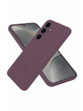 Newface Samsung Galaxy A06 Kılıf First Silikon - Mürdüm